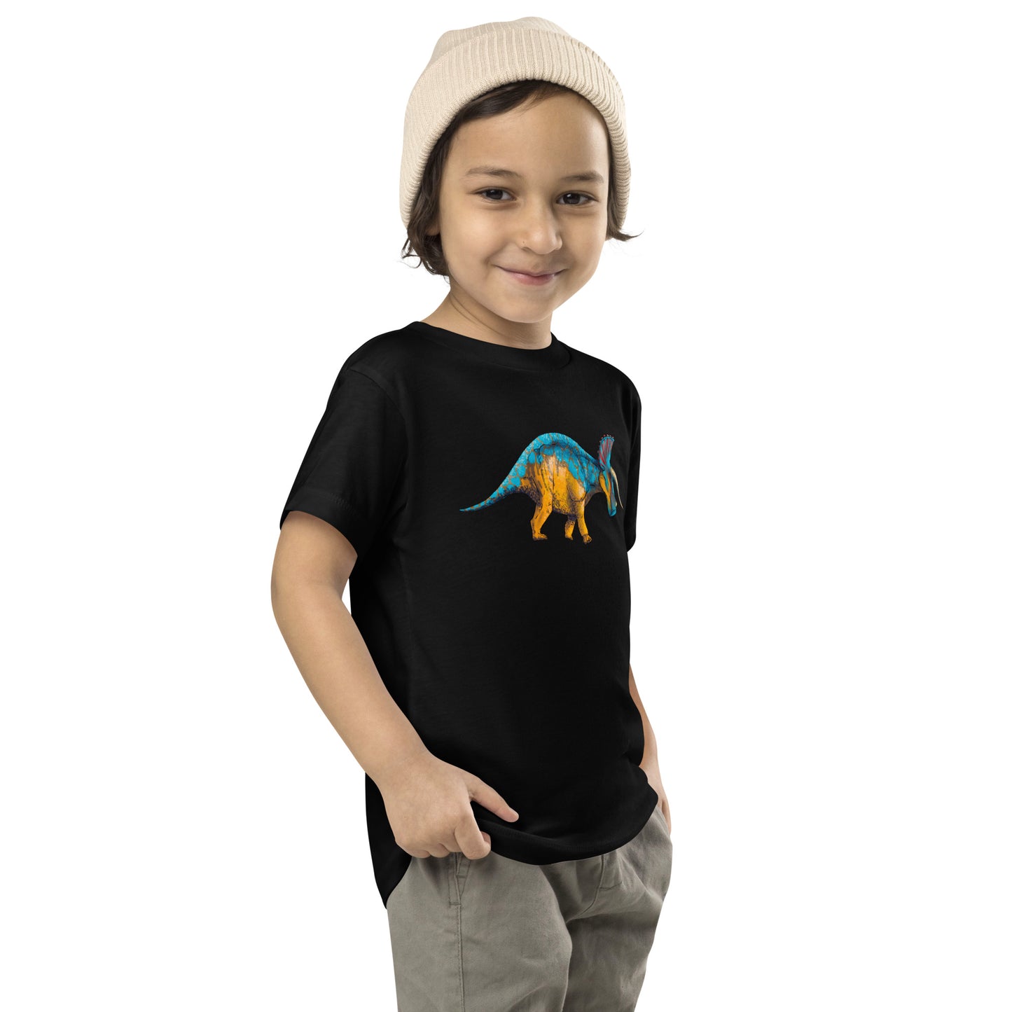 Triceratops Toddler Short Sleeve Tee