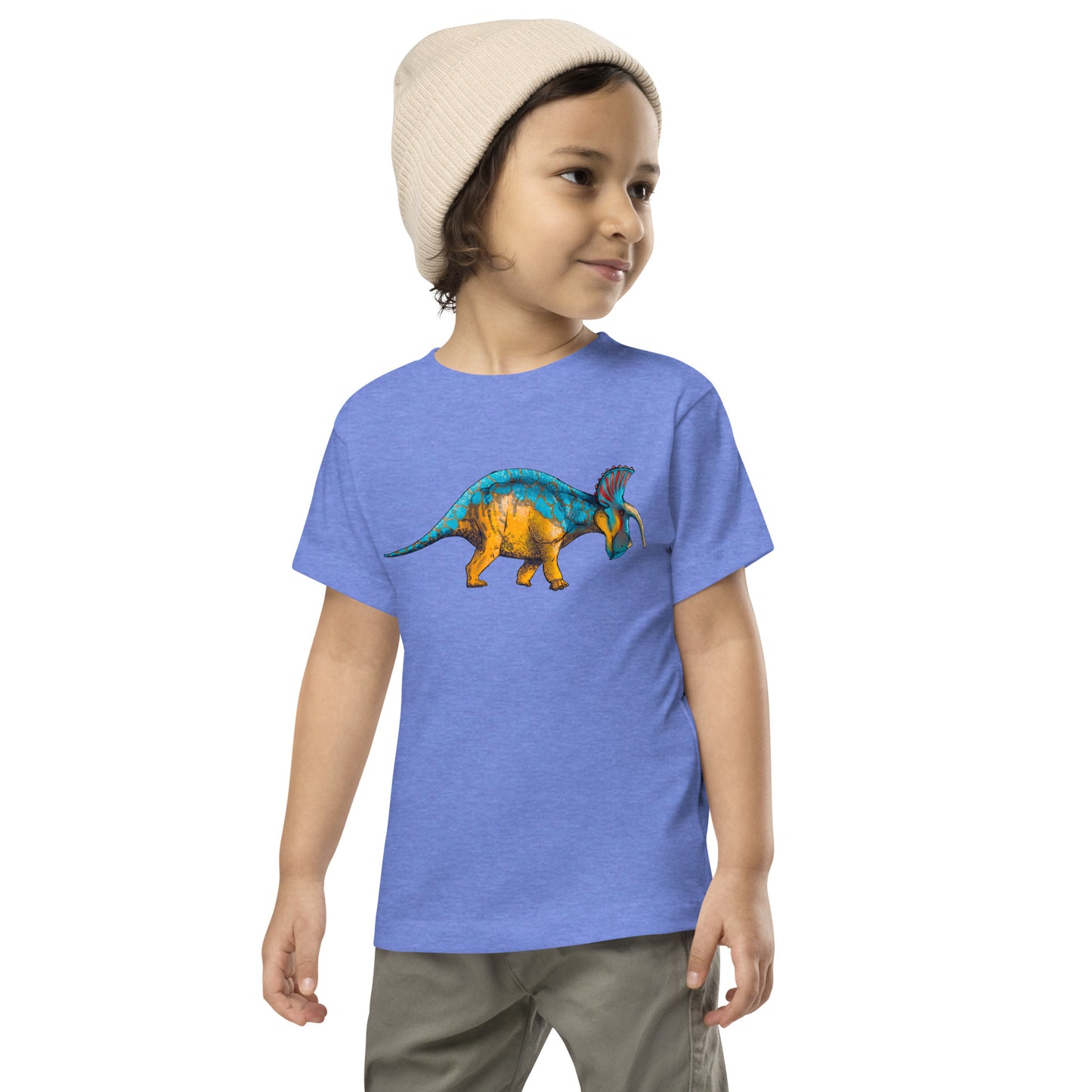 Triceratops Toddler Short Sleeve Tee