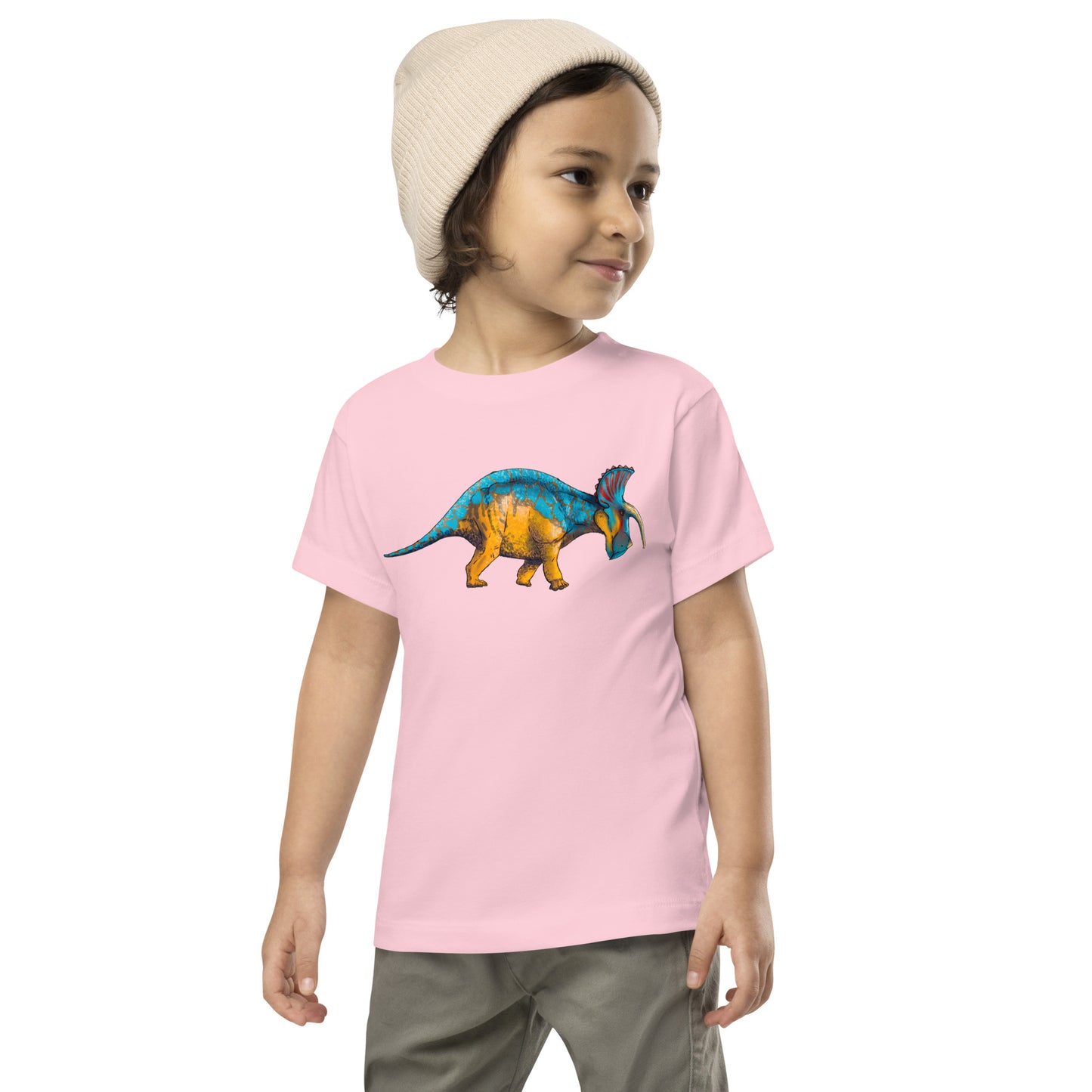 Triceratops Toddler Short Sleeve Tee