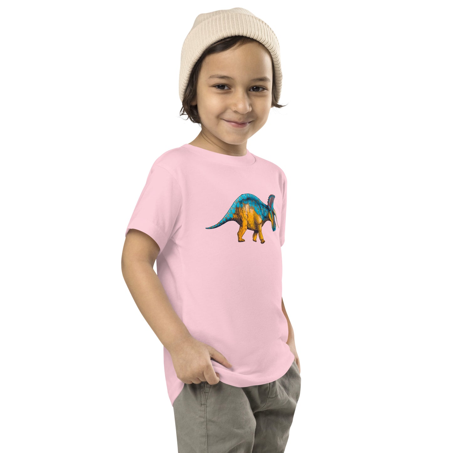 Triceratops Toddler Short Sleeve Tee
