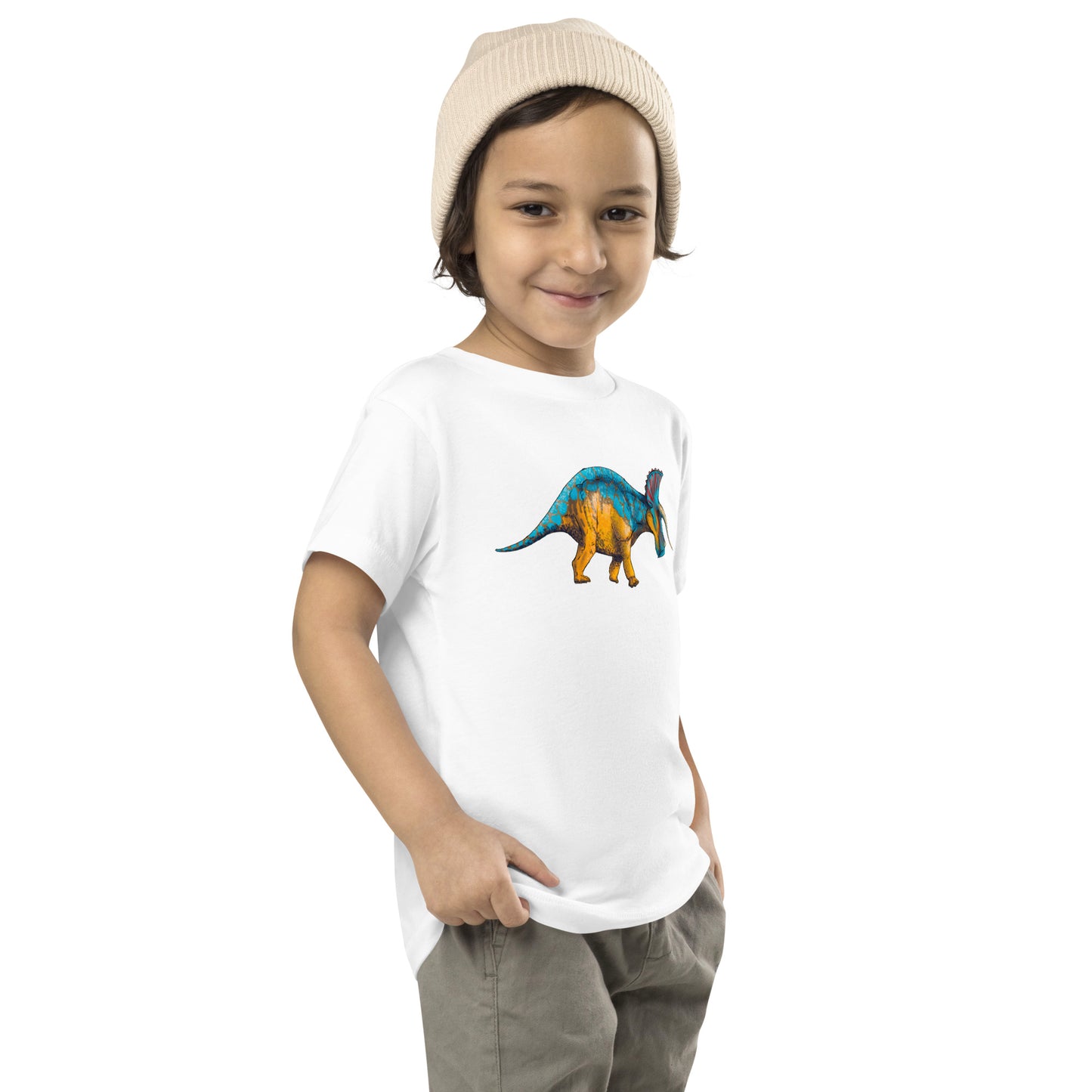 Triceratops Toddler Short Sleeve Tee