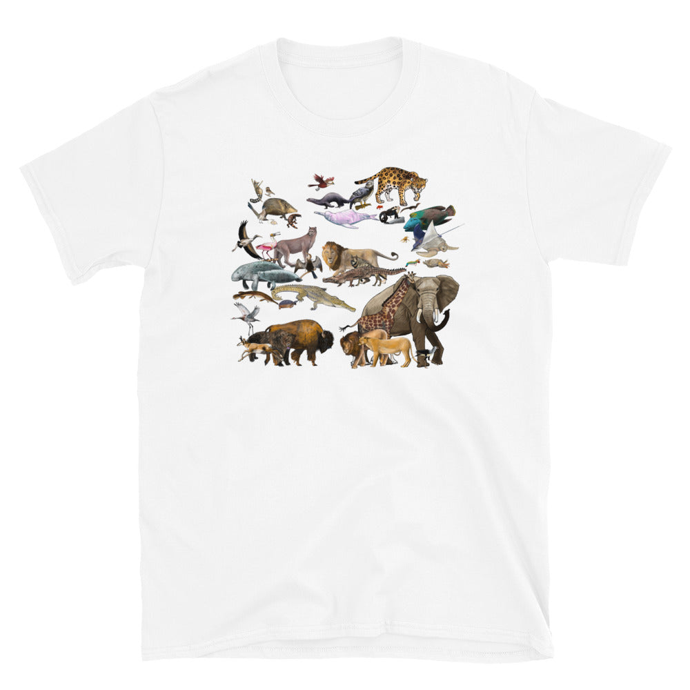 Animals of the World Short-Sleeve Unisex T-Shirt