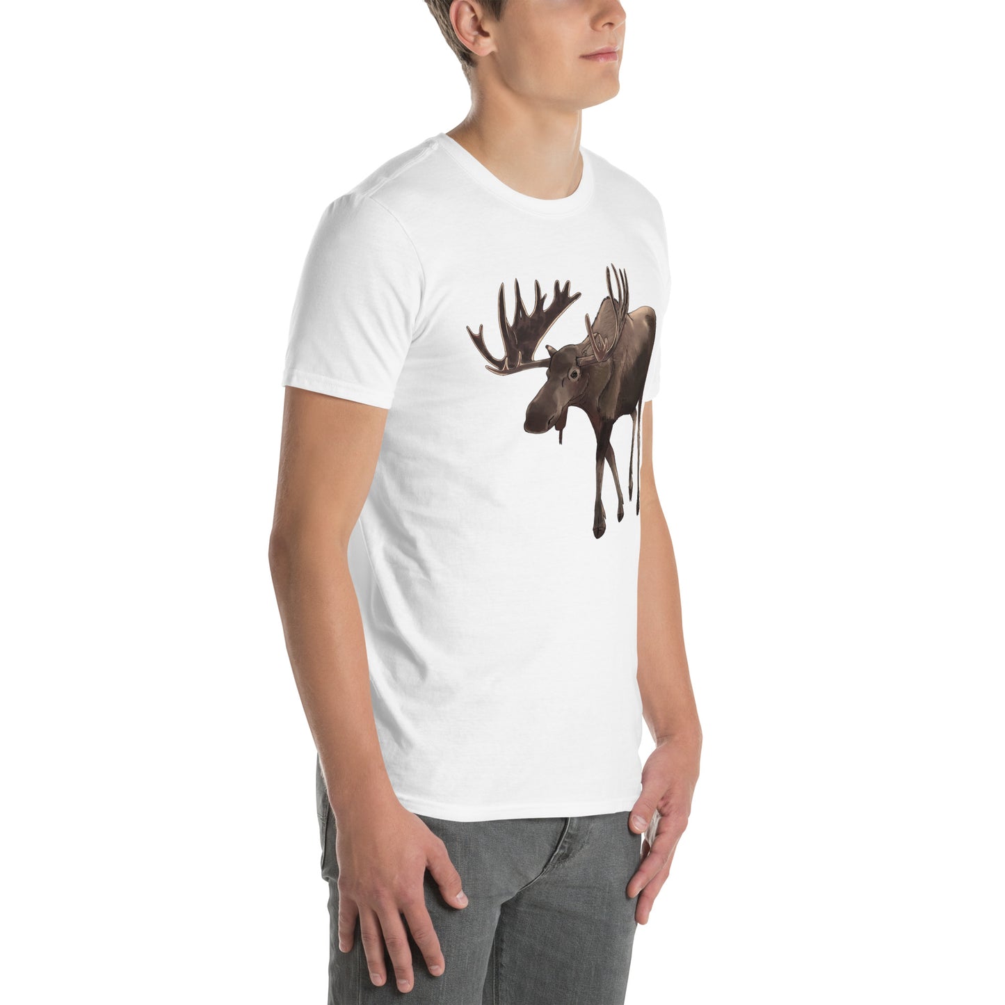 Moose Short-Sleeve Unisex T-Shirt