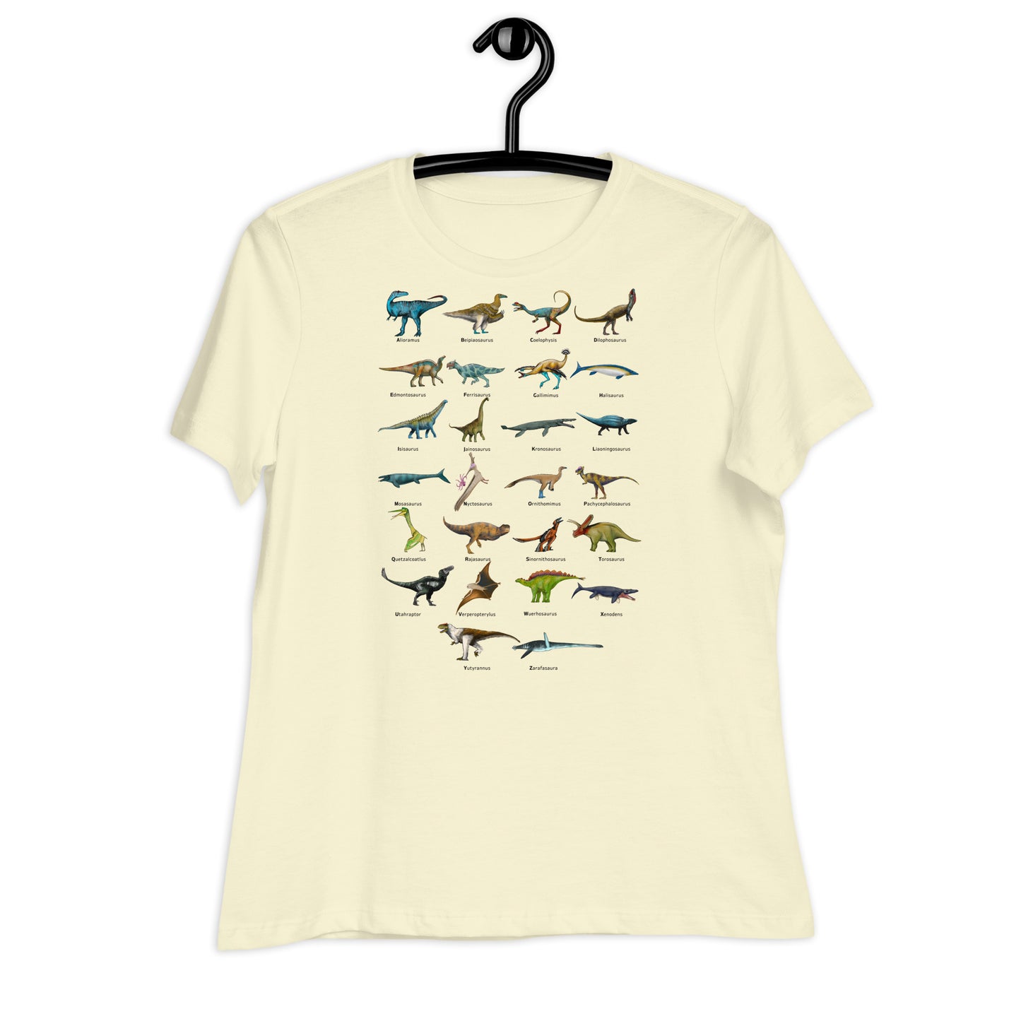 Age of Dinosaurs Alphabet Women's Relaxed T-Shirt