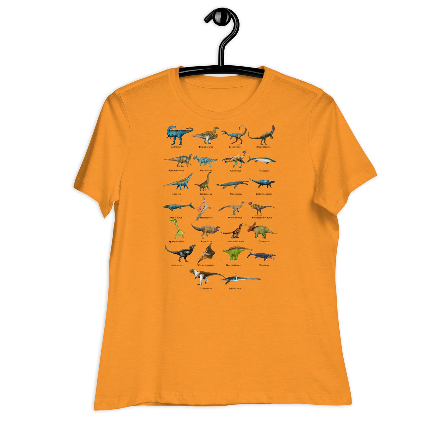 Age of Dinosaurs Alphabet Women's Relaxed T-Shirt