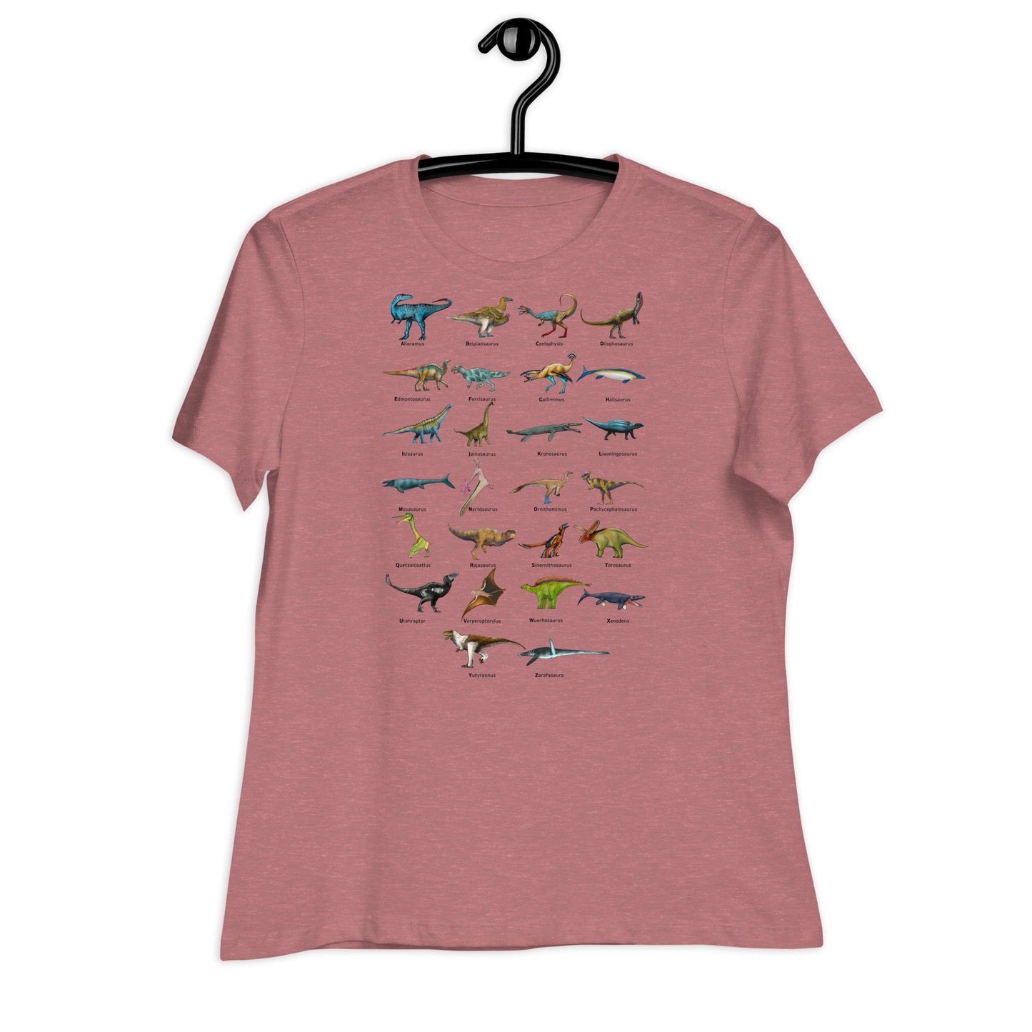 Age of Dinosaurs Alphabet Women's Relaxed T-Shirt
