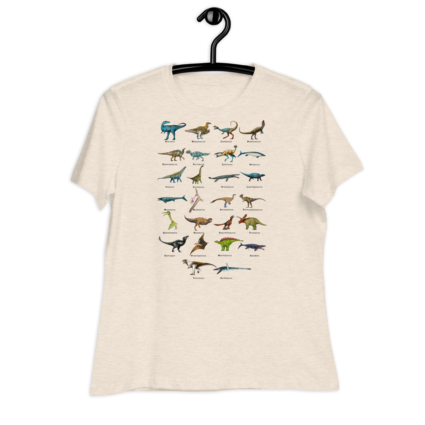 Age of Dinosaurs Alphabet Women's Relaxed T-Shirt