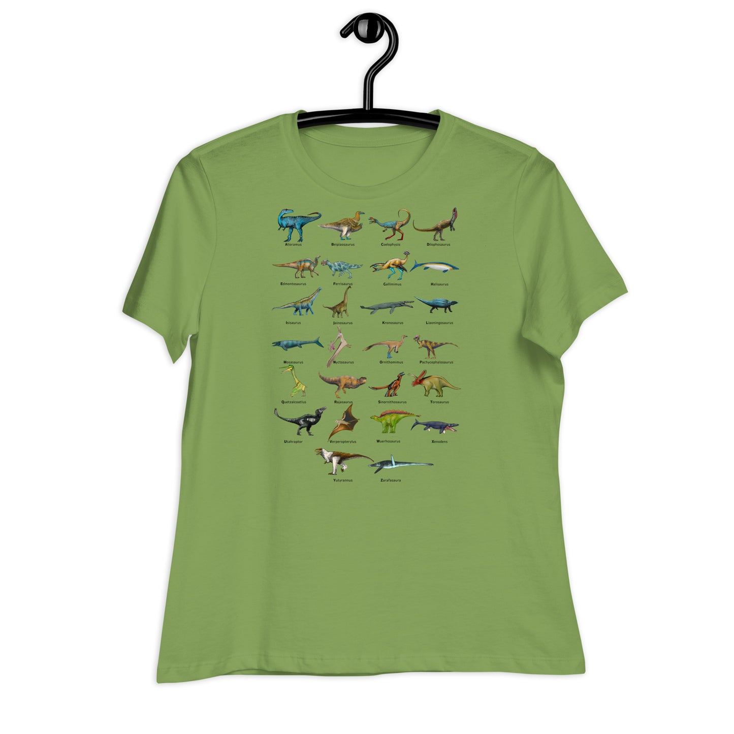 Age of Dinosaurs Alphabet Women's Relaxed T-Shirt