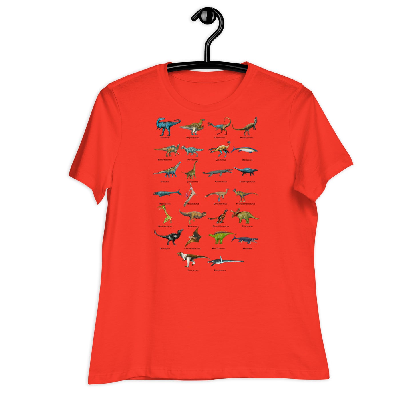 Age of Dinosaurs Alphabet Women's Relaxed T-Shirt