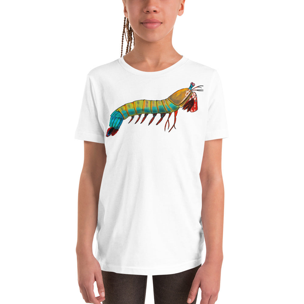 Peacock Mantis Shrimp Youth Short Sleeve T-Shirt