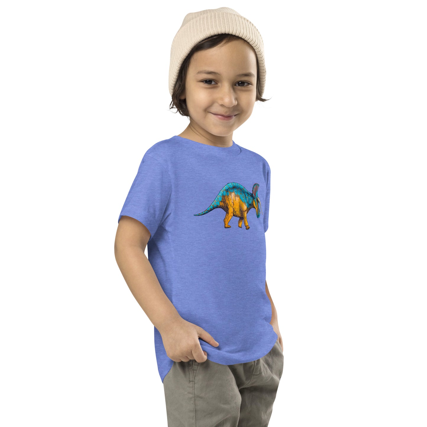 Triceratops Toddler Short Sleeve Tee