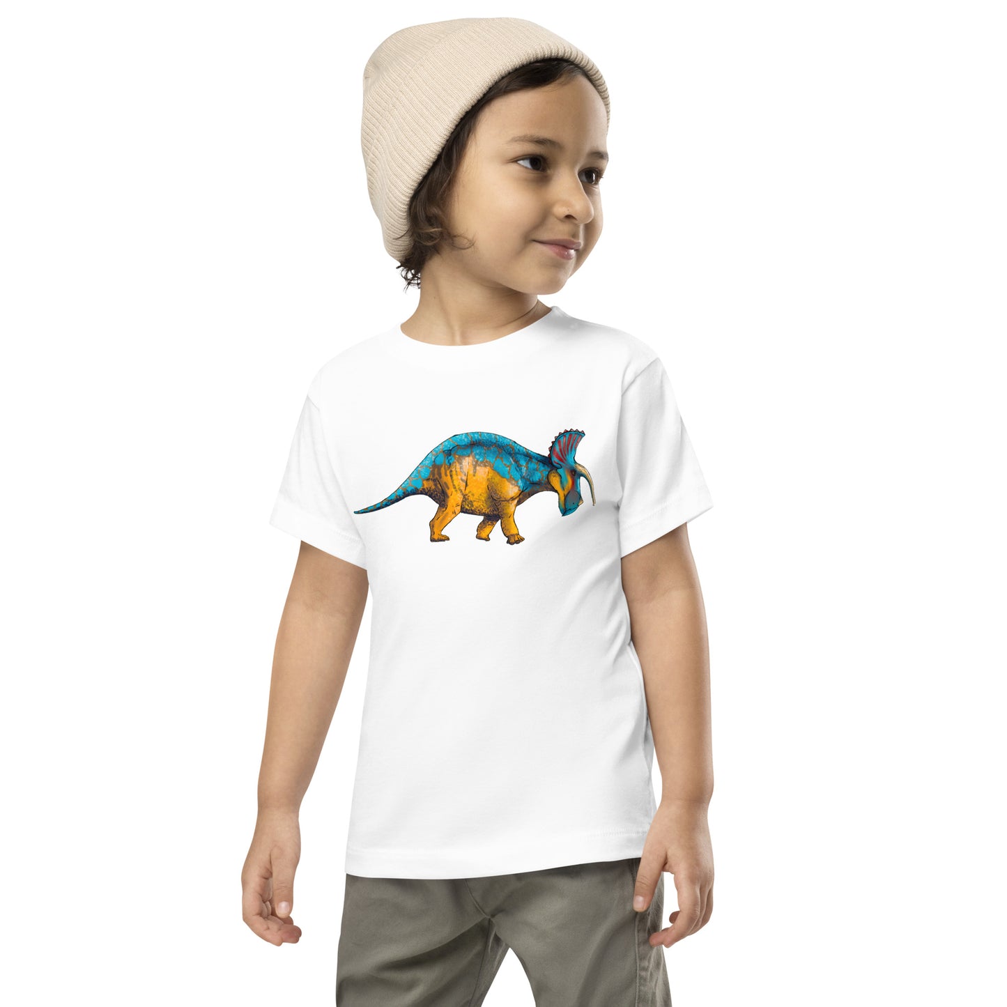 Triceratops Toddler Short Sleeve Tee