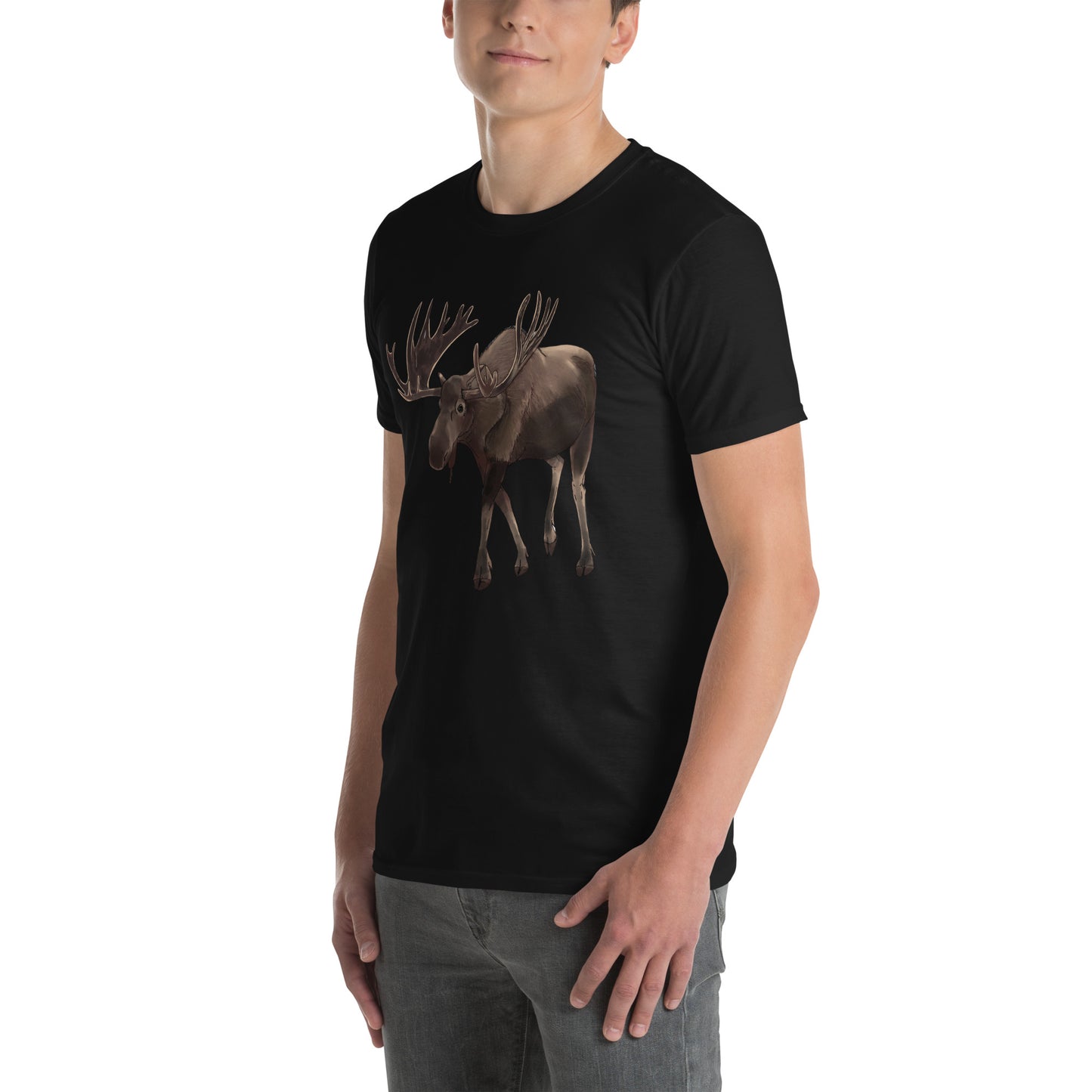 Moose Short-Sleeve Unisex T-Shirt