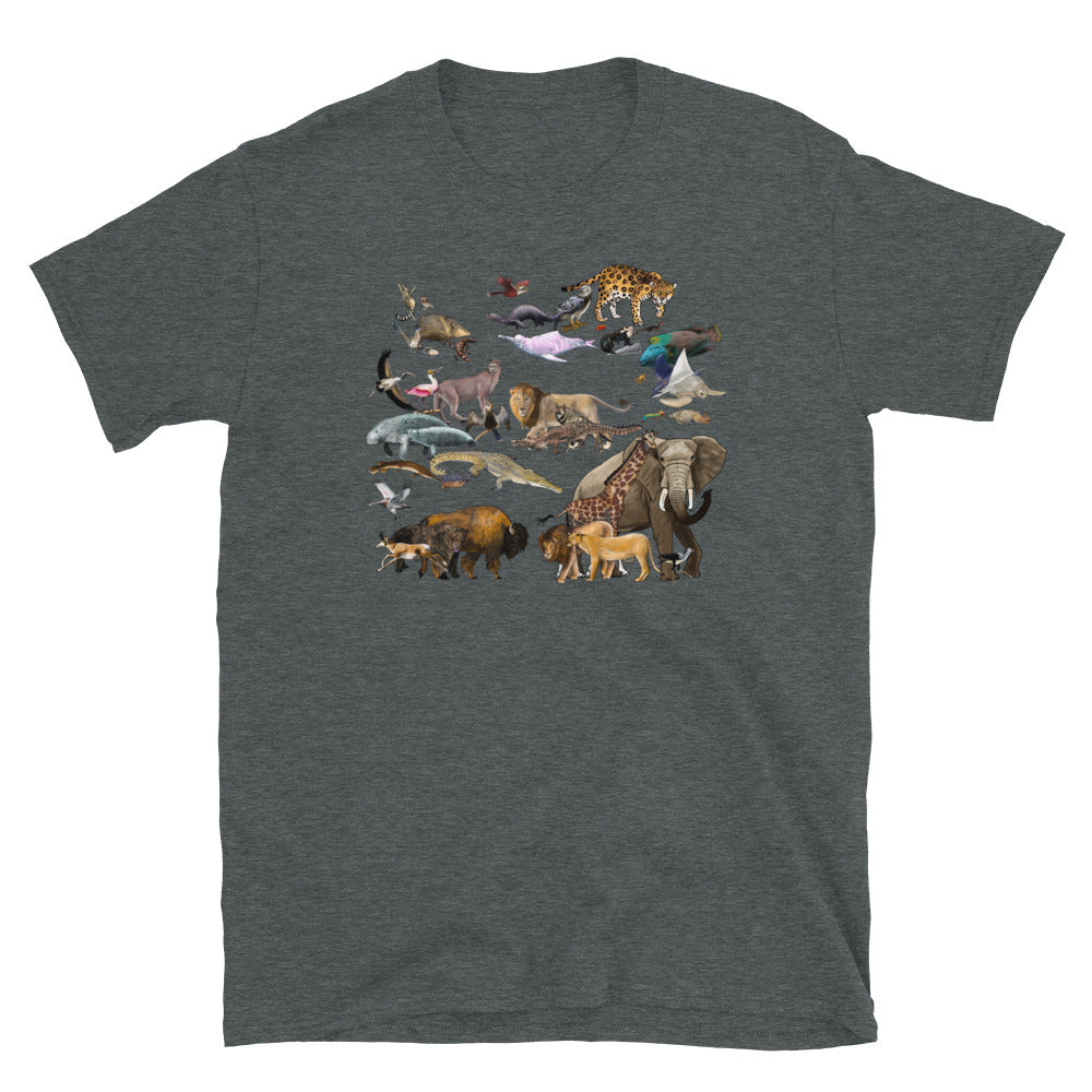 Animals of the World Short-Sleeve Unisex T-Shirt
