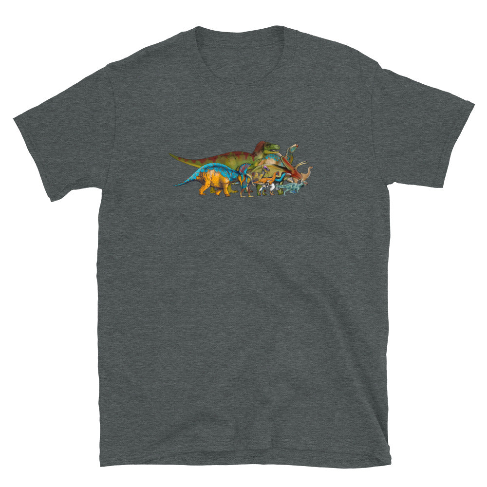 Dinosaurs of Hell Creek Short-Sleeve Unisex T-Shirt