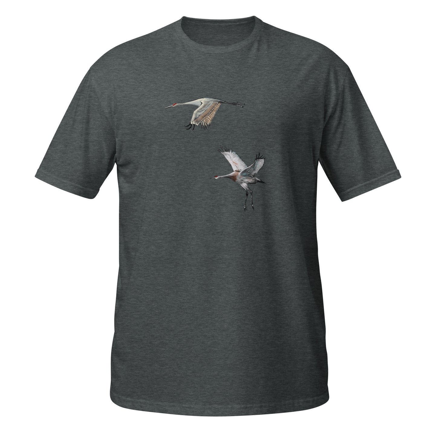 Sandhill Crane Duo Short-Sleeve Unisex T-Shirt