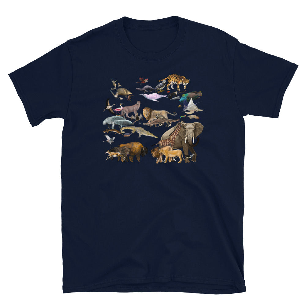 Animals of the World Short-Sleeve Unisex T-Shirt