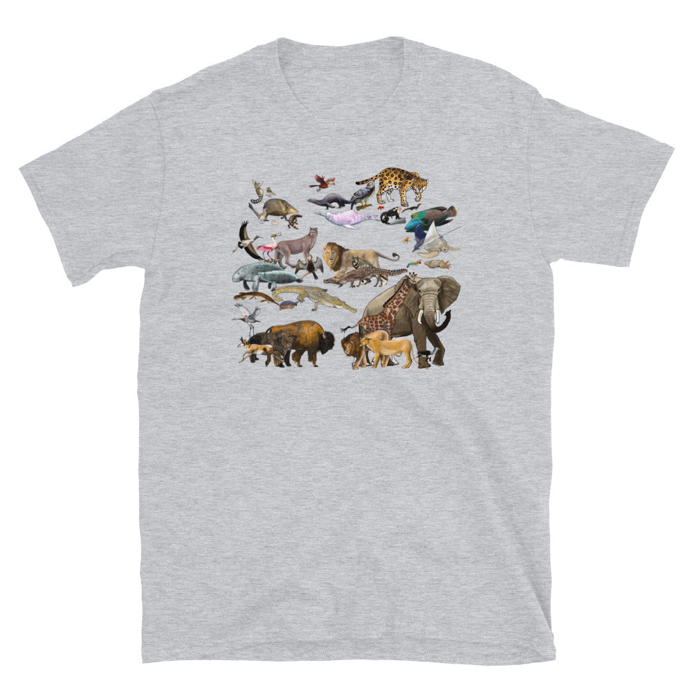 Animals of the World Short-Sleeve Unisex T-Shirt