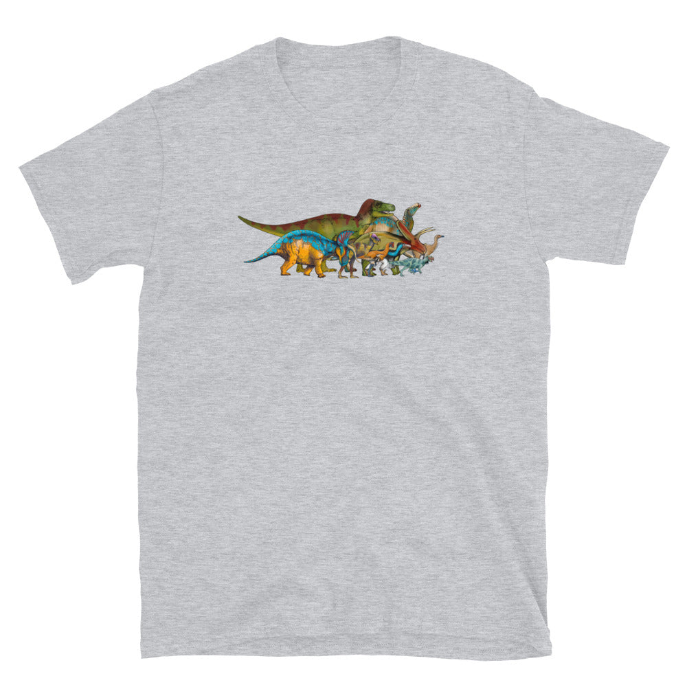 Dinosaurs of Hell Creek Short-Sleeve Unisex T-Shirt