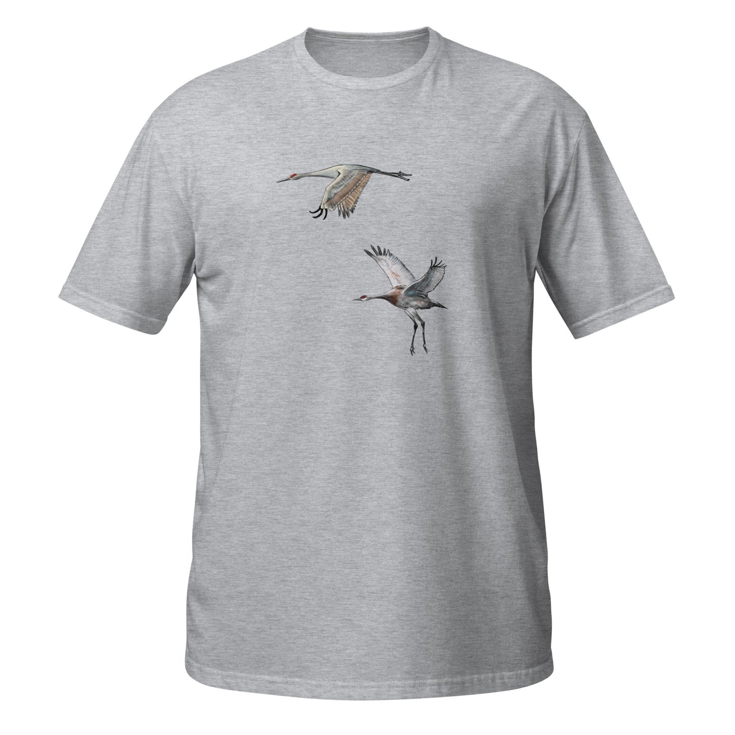 Sandhill Crane Duo Short-Sleeve Unisex T-Shirt