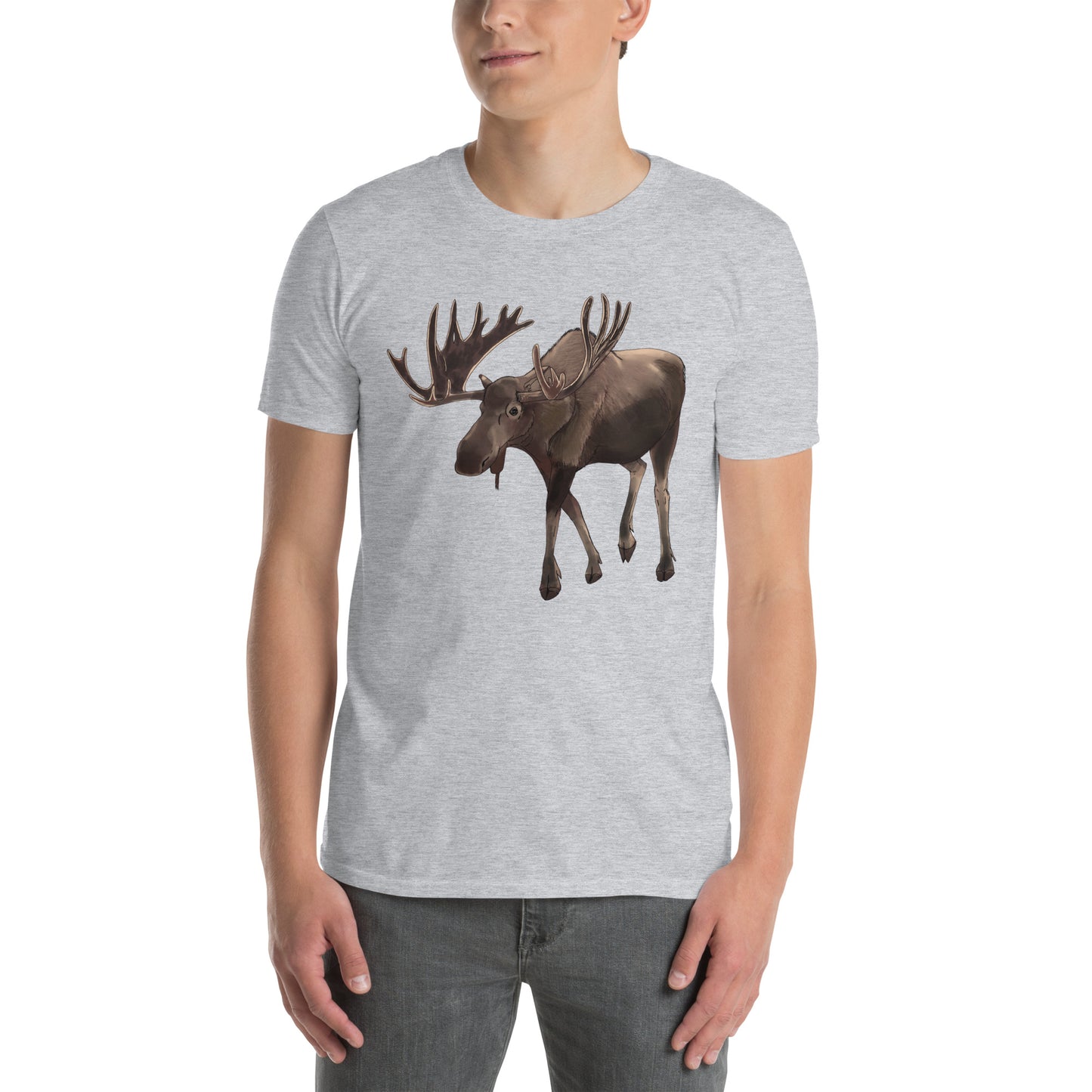 Moose Short-Sleeve Unisex T-Shirt
