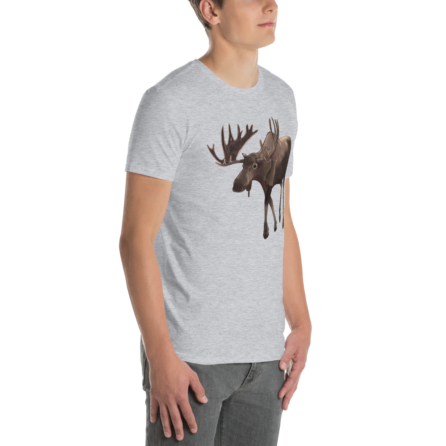 Moose Short-Sleeve Unisex T-Shirt