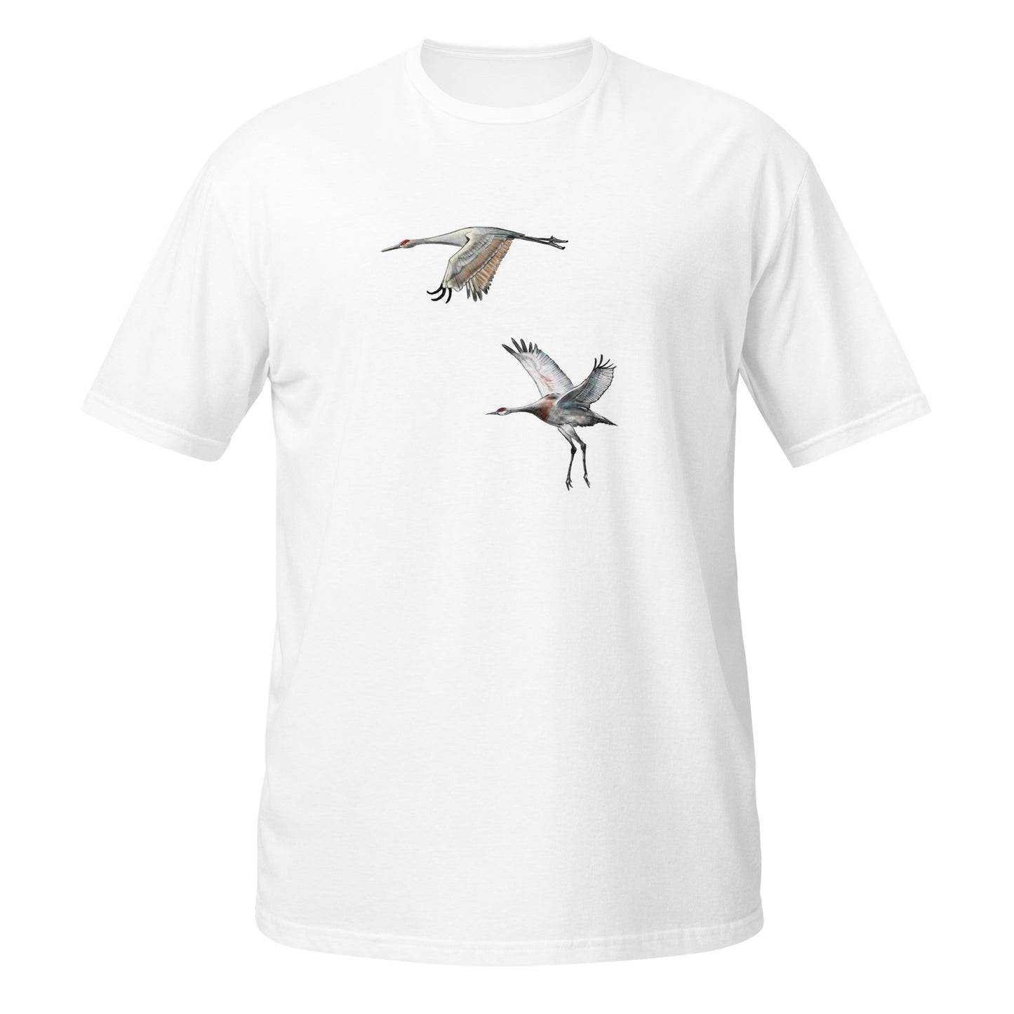 Sandhill Crane Duo Short-Sleeve Unisex T-Shirt