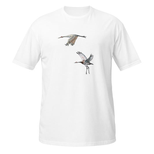 Sandhill Crane Duo Short-Sleeve Unisex T-Shirt