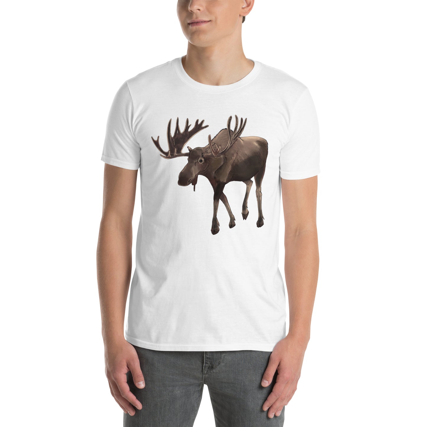 Moose Short-Sleeve Unisex T-Shirt