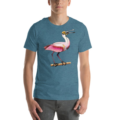 Roseate Spoonbill Unisex t-shirt