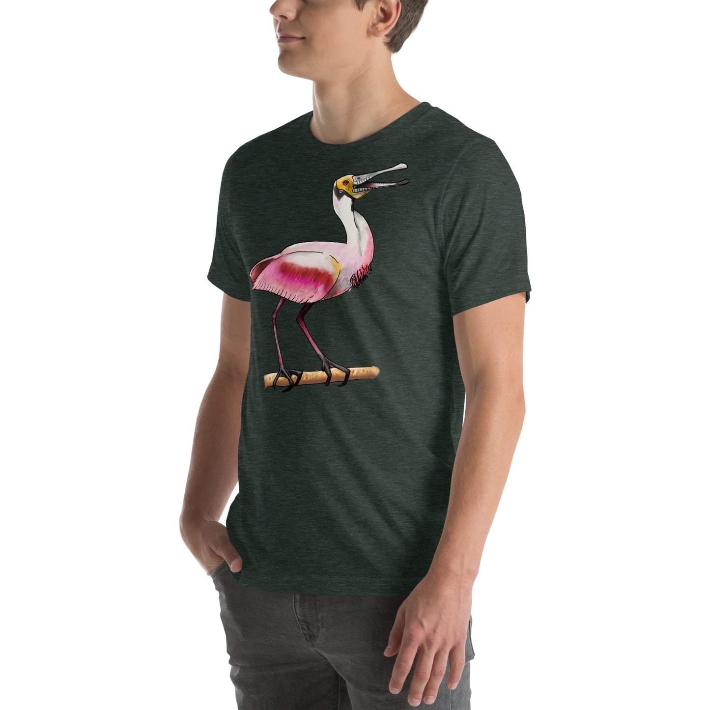 Roseate Spoonbill Unisex t-shirt