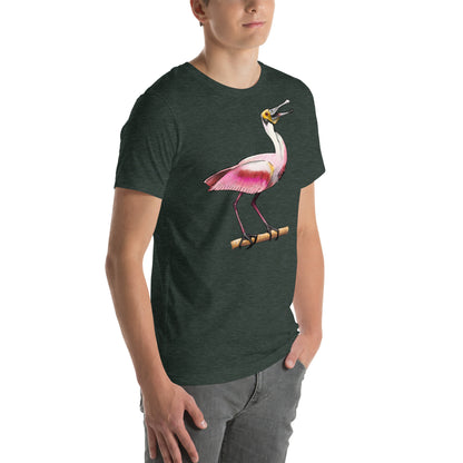 Roseate Spoonbill Unisex t-shirt