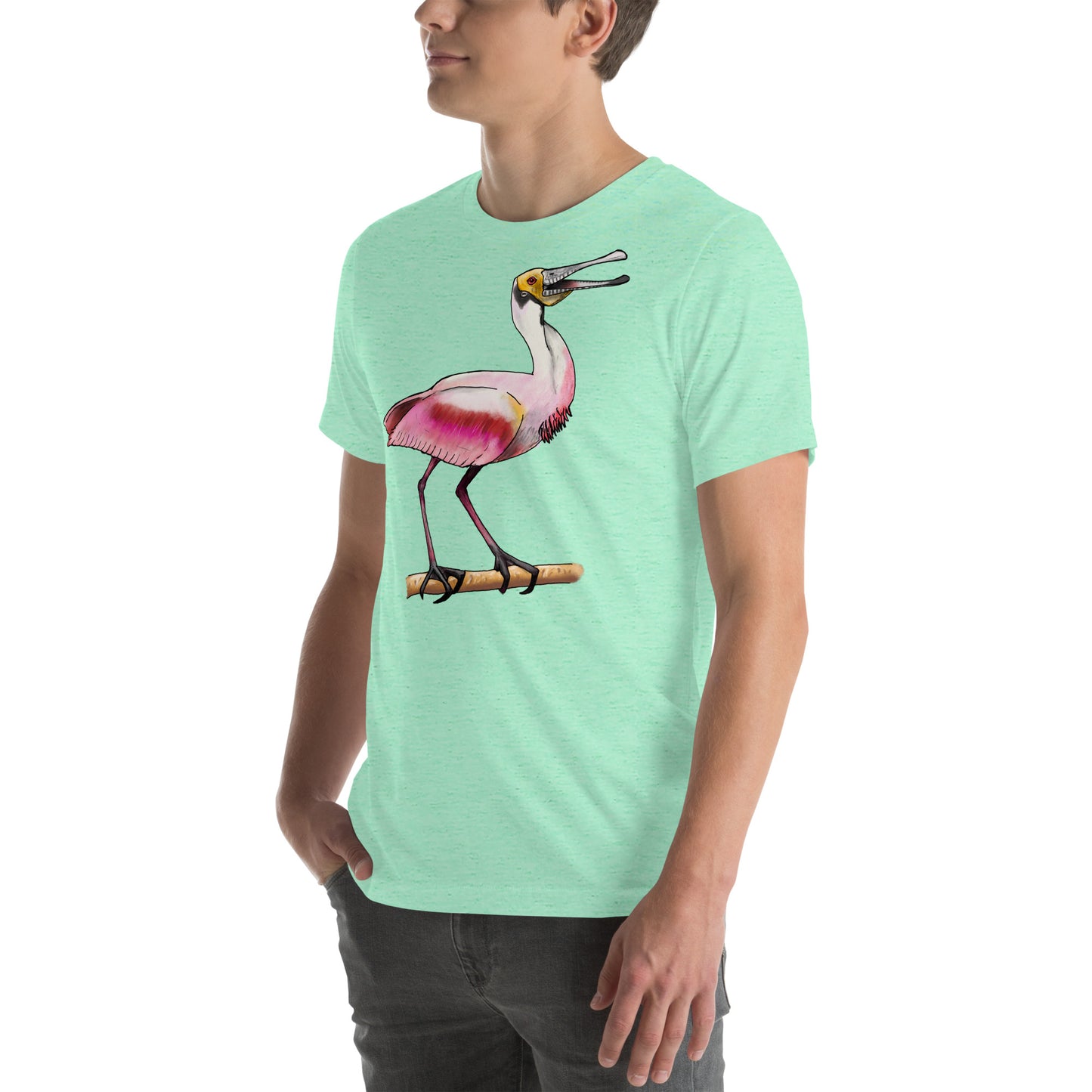Roseate Spoonbill Unisex t-shirt