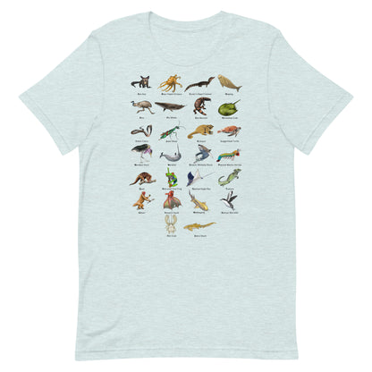 Animal Alphabet Unisex t-shirt