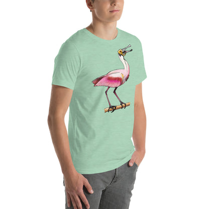 Roseate Spoonbill Unisex t-shirt