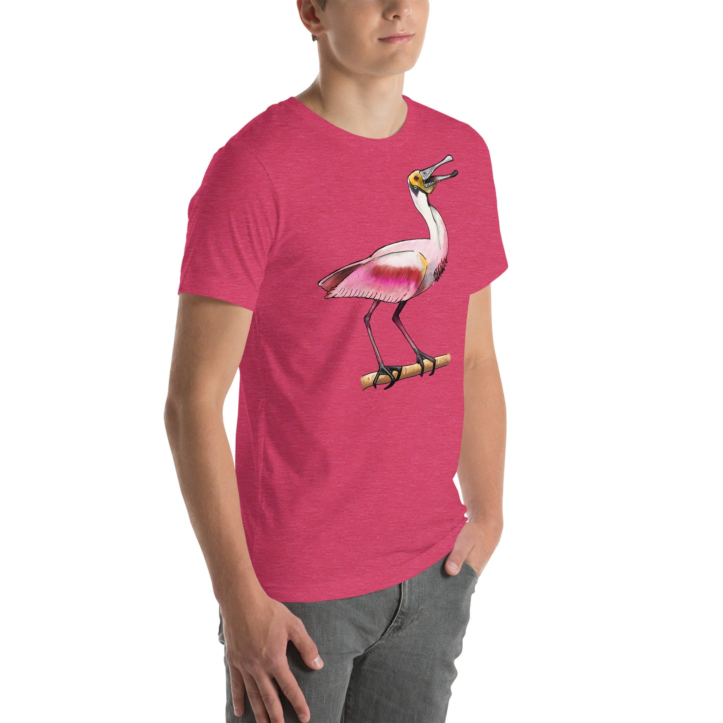 Roseate Spoonbill Unisex t-shirt