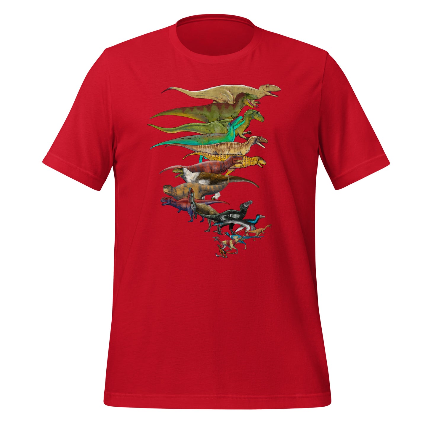 Tornado of Theropods Unisex t-shirt