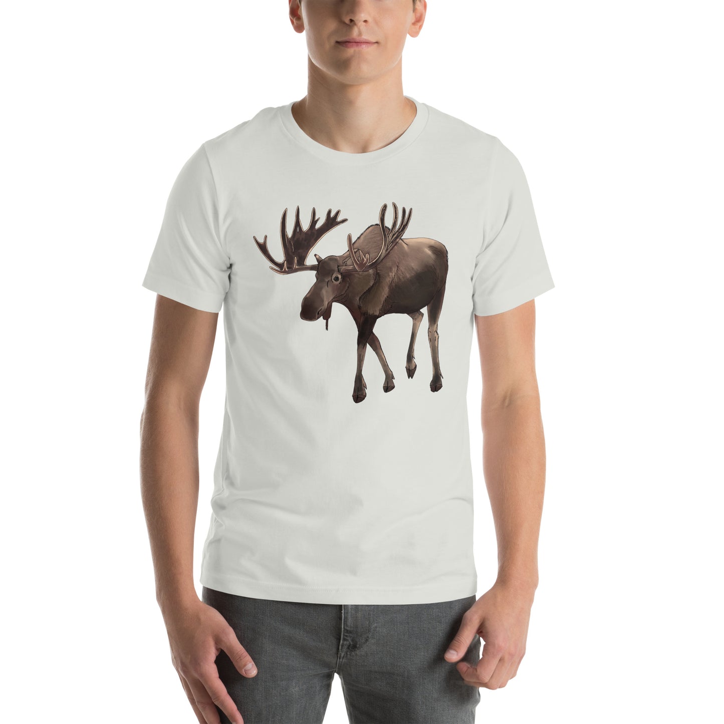 Moose Unisex t-shirt