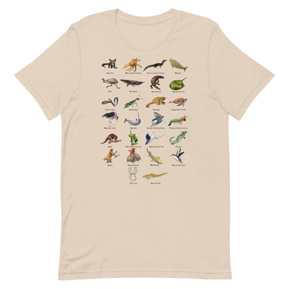 Animal Alphabet Unisex t-shirt