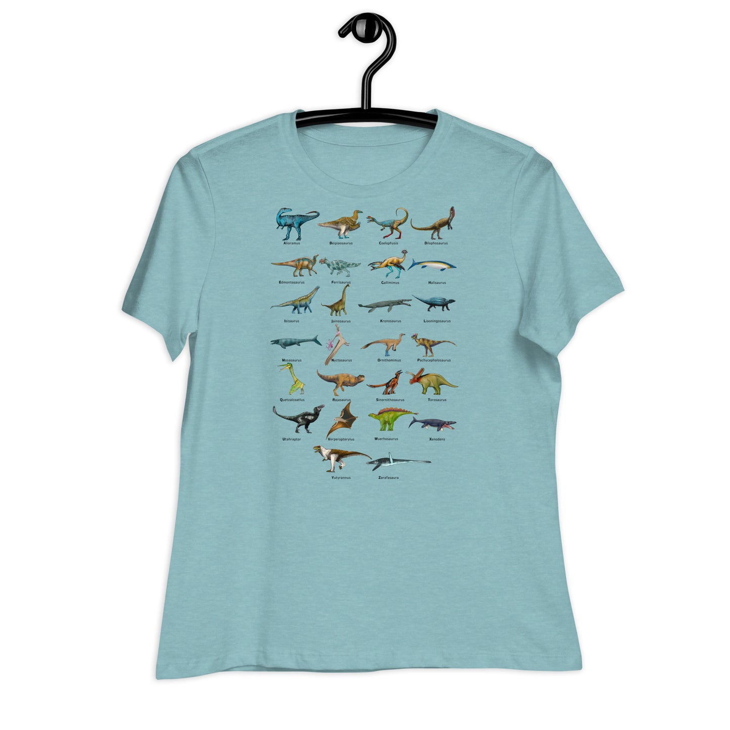 Age of Dinosaurs Alphabet Women's Relaxed T-Shirt