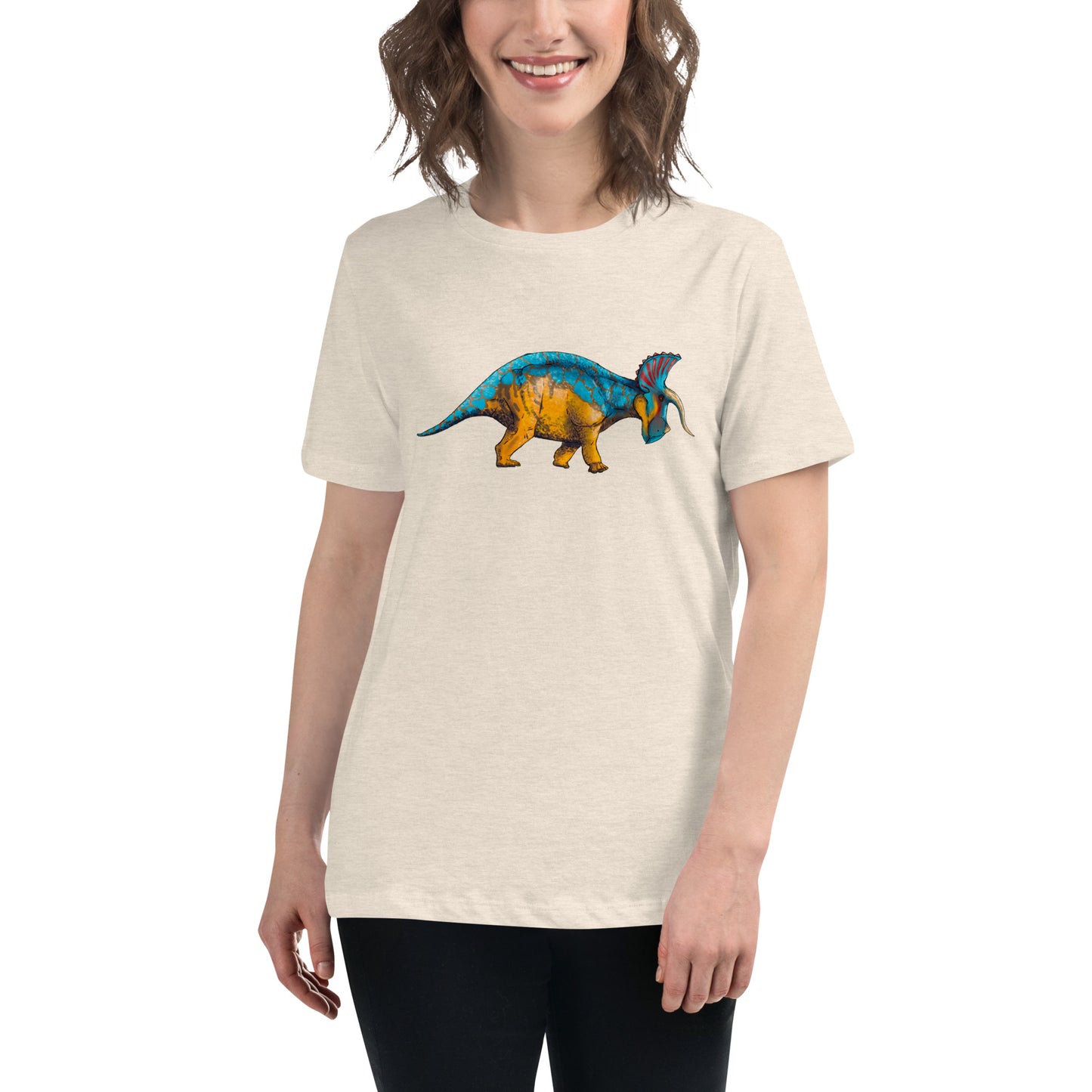 Triceratops Women's Relaxed T-Shirt