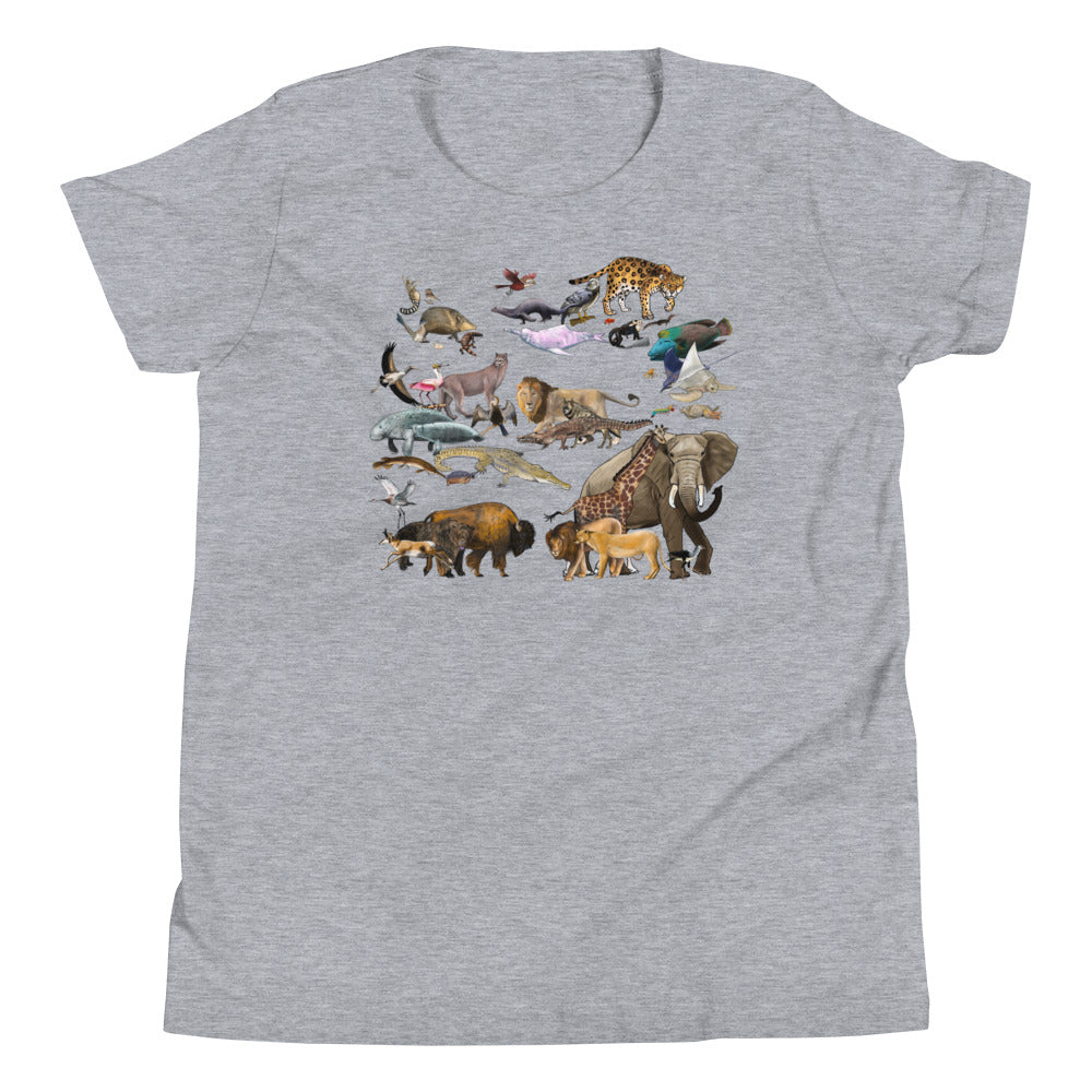 Animals of the World Youth Short Sleeve T-Shirt