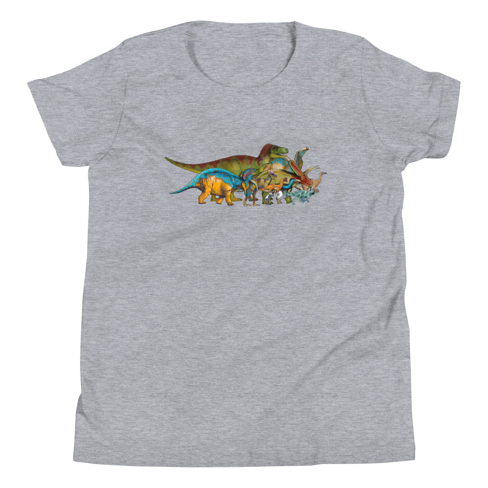 Dinosaurs of Hell Creek Youth Short Sleeve T-Shirt