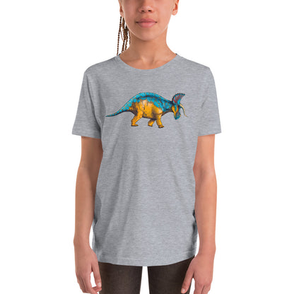 Triceratops Youth Short Sleeve T-Shirt