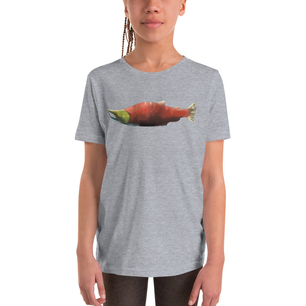 Sockeye Salmon Youth Short Sleeve T-Shirt