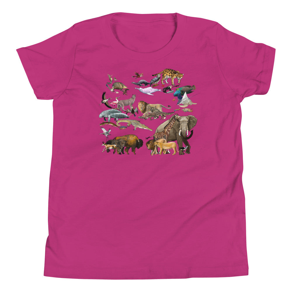 Animals of the World Youth Short Sleeve T-Shirt