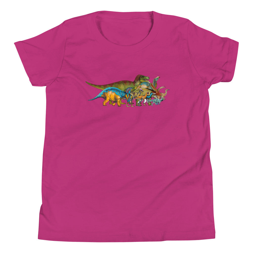 Dinosaurs of Hell Creek Youth Short Sleeve T-Shirt