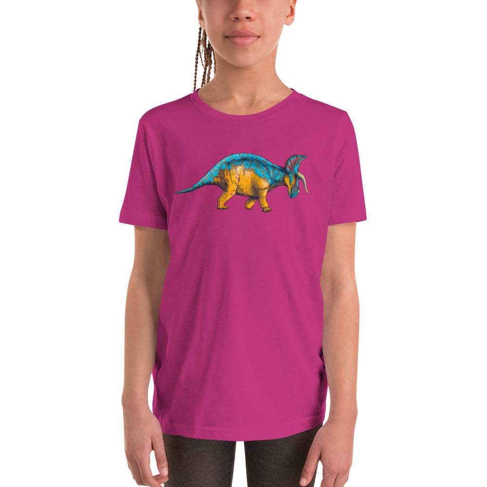 Triceratops Youth Short Sleeve T-Shirt