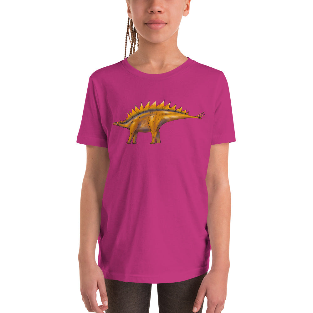 Stegosaurus Youth Short Sleeve T-Shirt
