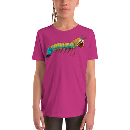 Peacock Mantis Shrimp Youth Short Sleeve T-Shirt